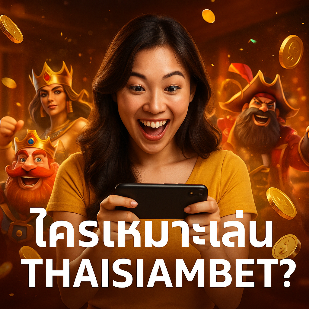 ใครเหมาะเล่นสล็อตเว็บตรง THAISIAMBET?