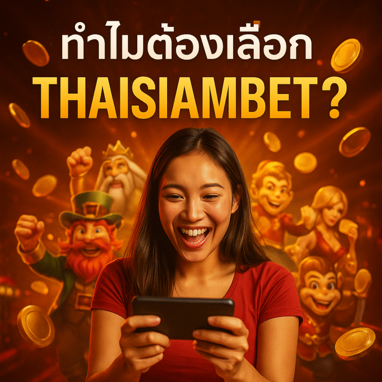 ทำไมต้องเลือกเว็บตรงสล็อต THAISIAMBET?