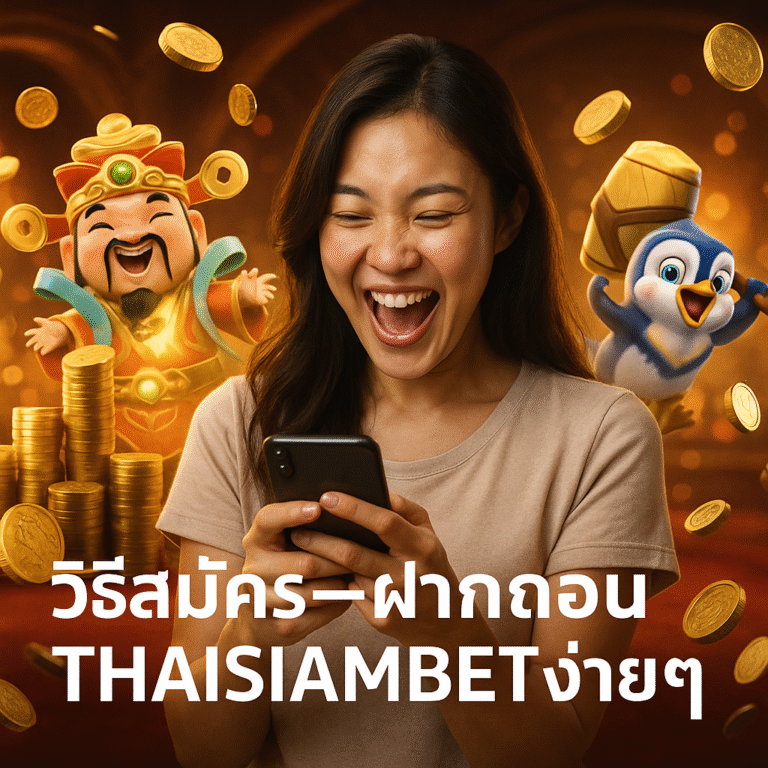 วิธีสมัคร-ฝากถอน THAISIAMBET ง่ายๆ ไม่ซับซ้อน