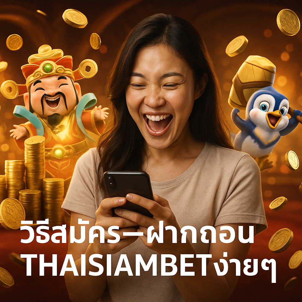 วิธีสมัคร-ฝากถอน THAISIAMBET ง่ายๆ ไม่ซับซ้อน
