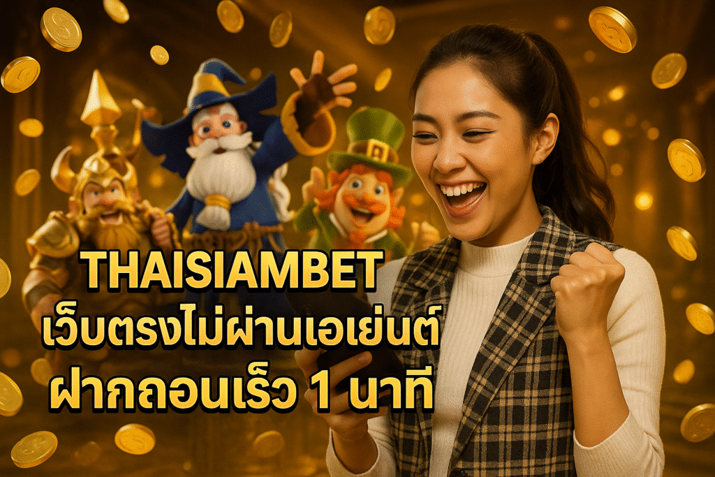 THAISIAMBET เว็บตรงไม่ผ่านเอเย่นต์ ฝากถอนเร็ว 1 นาที