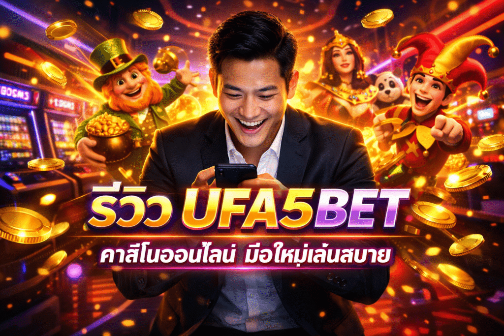 รีวิว UFA5BET คาสิโนออนไลน์ มือใหม่เล่นสบาย