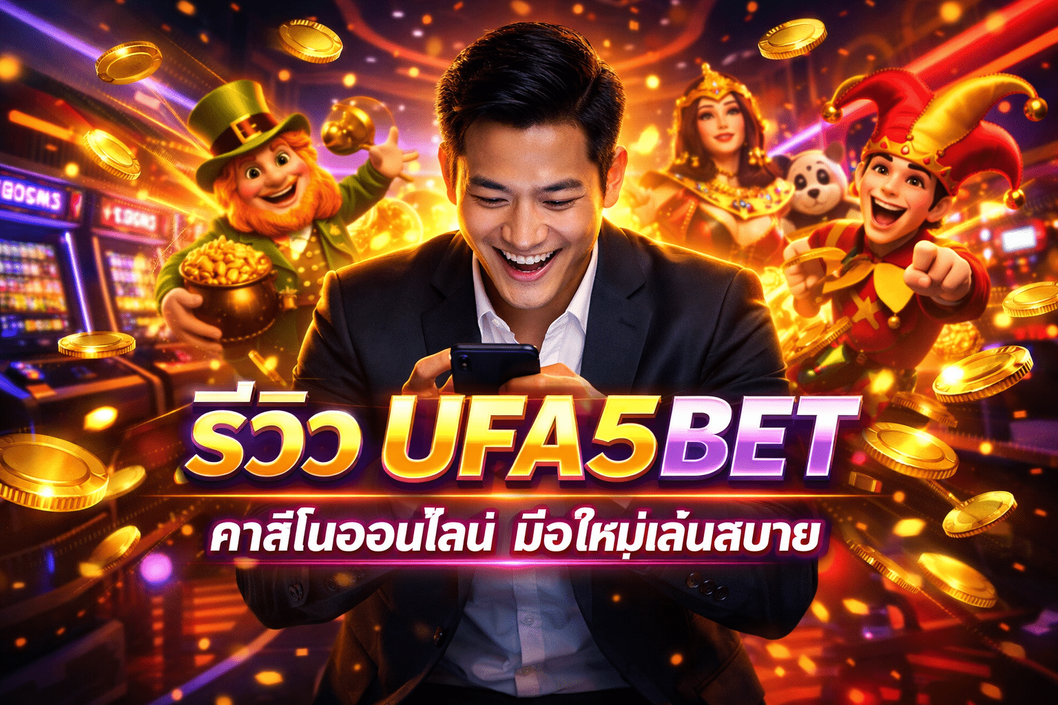 รีวิว UFA5BET คาสิโนออนไลน์ มือใหม่เล่นสบาย